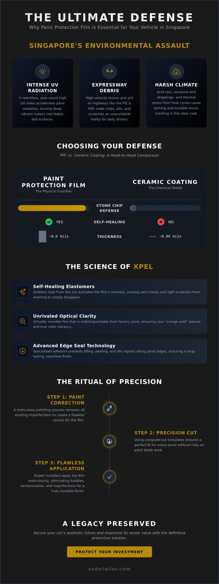 The Art of Preservation: A Connoisseur’s Guide to Paint Protection Film in Singapore