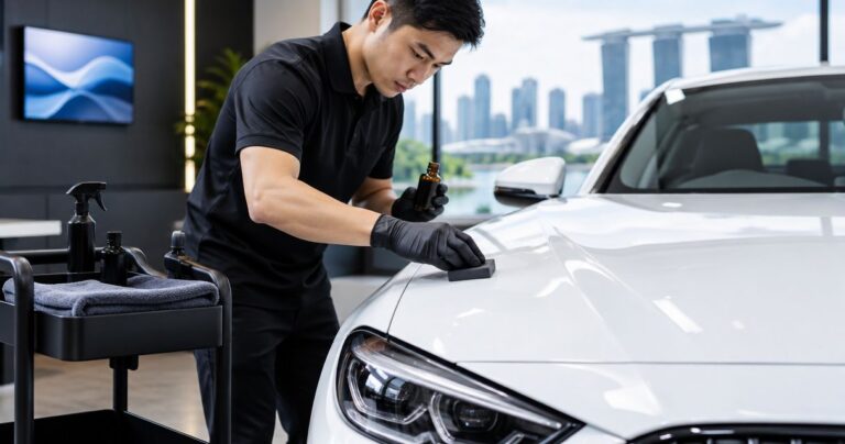 Best ceramic coating for white cars in Singapore 2026