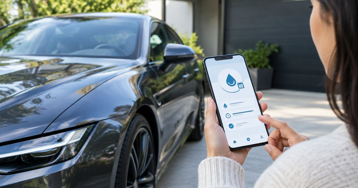 Automatic reminders for ceramic coating maintenance washes