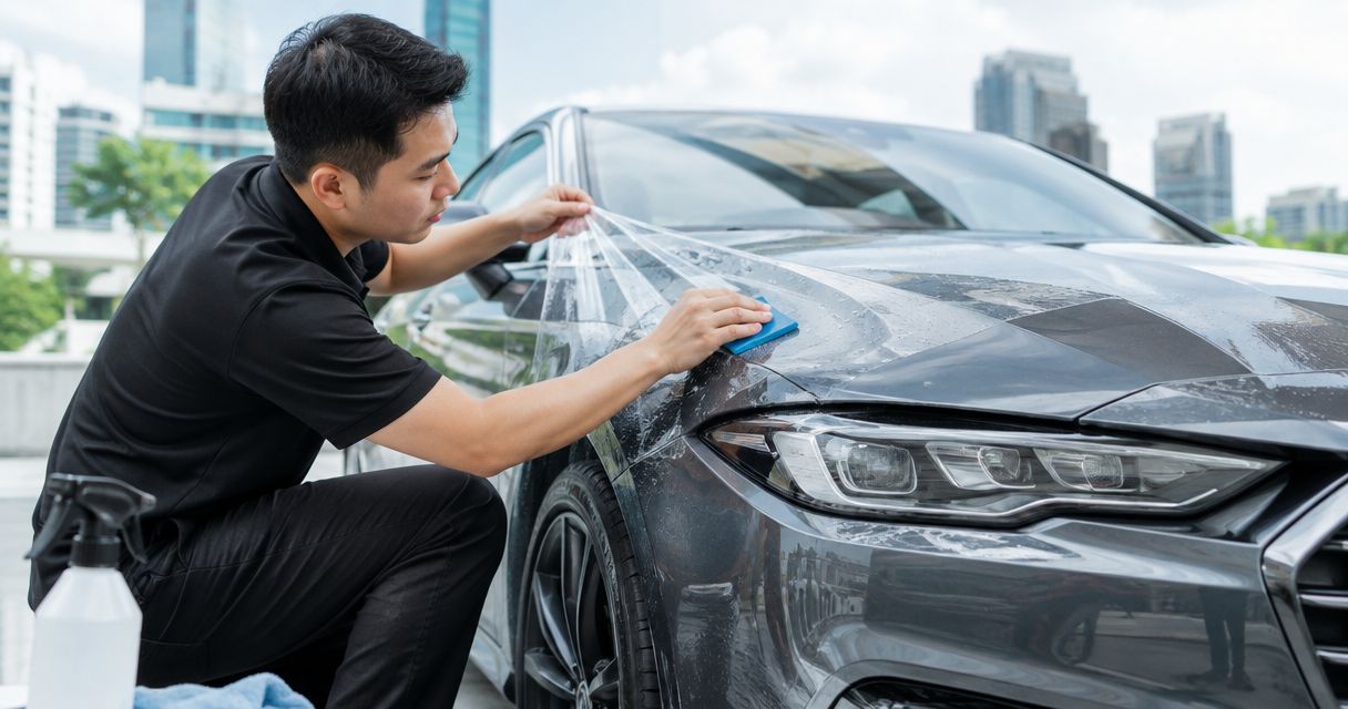 Is PPF necessary for a leased car in Singapore?